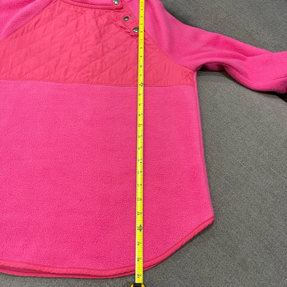 J. Crew Sweater Pink Sweater Fleece Sweater Sweatshirt hot pink Size Small - Picture 6 of 8